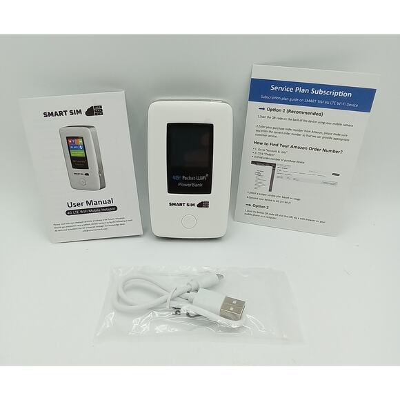 Portable 4G Lite Pocket Smart Sim Wi-Fi Hotspot for Travel - Picture 1 of 10